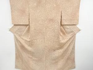 リサイクル　変わり麻の葉模様小紋着物